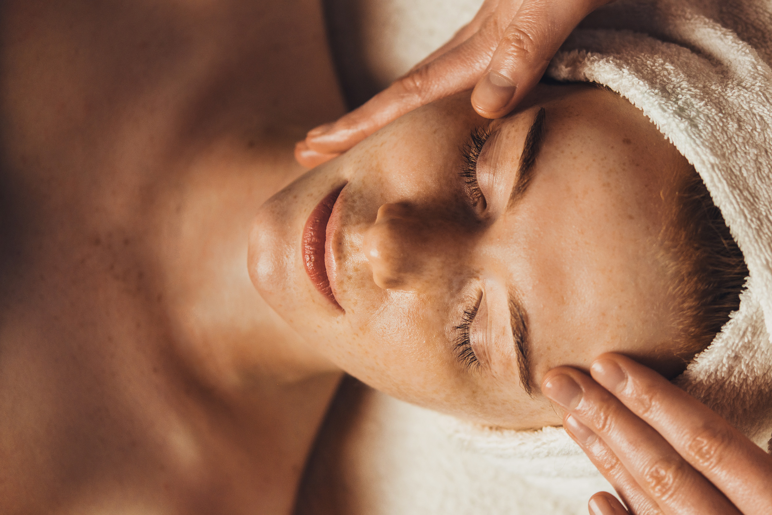 Facial treatment at Symmetry Salon